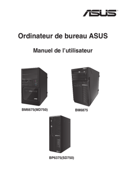 Asus BM6875 F7696 Manuel utilisateur