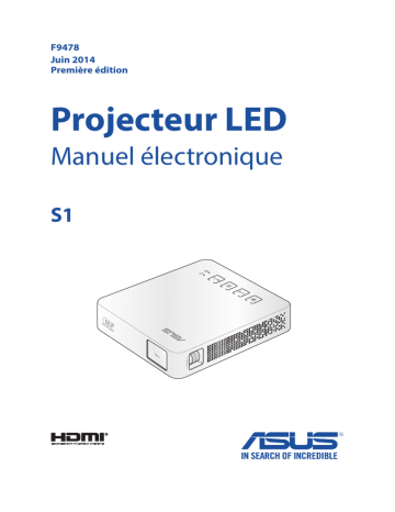 Asus S1 Manuel utilisateur | Fixfr