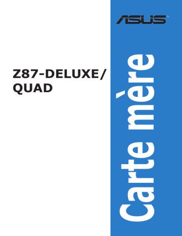 Asus Z87-DELUXE/QUAD F8513 Manuel utilisateur | Fixfr