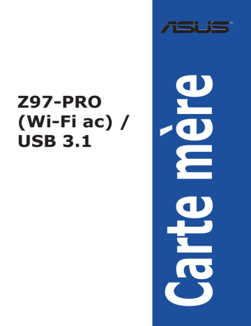 Asus Z97-PRO(Wi-Fi Manuel utilisateur | Fixfr