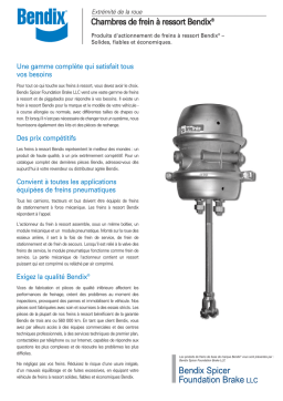 BENDIX BW7327F Manuel utilisateur