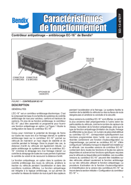 BENDIX SD-13-4787F Manuel utilisateur