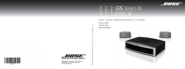 Bose AM312515 Manuel utilisateur | Fixfr