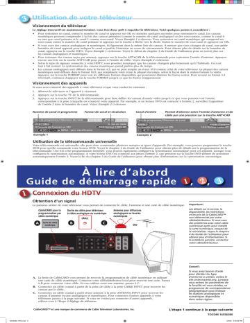 Cable Electronics DVDR7300H Manuel utilisateur | Fixfr