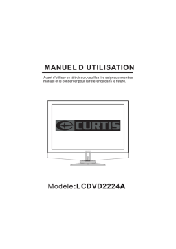 Curtis LCDVD2224A Manuel utilisateur