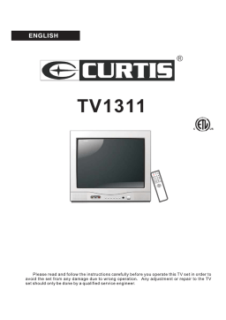 Curtis TV1311 Manuel utilisateur