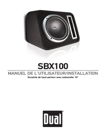 Dual SBX100 Manuel utilisateur | Fixfr