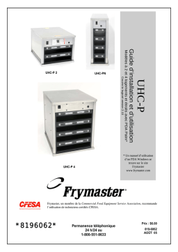 Frymaster UHC-P 2 Manuel utilisateur