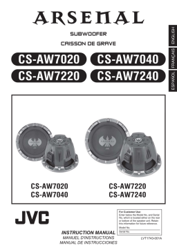 JVC CS-AW7040 Manuel utilisateur