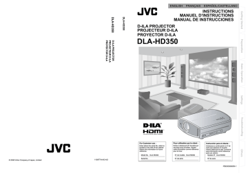 JVC D-ILA DLA-HD350 Manuel utilisateur | Fixfr