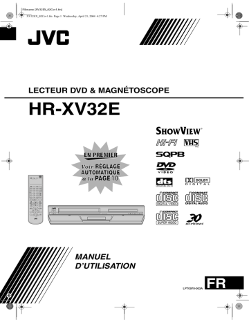 JVC HR-XV32E Manuel utilisateur | Fixfr