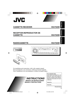 JVC KS-FX250 Manuel utilisateur