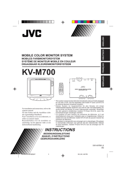 JVC KV-M700 Manuel utilisateur