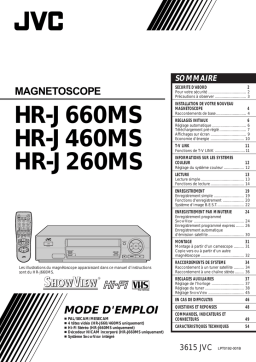 JVC MAGNETOSCOPE HR-J260MS Manuel utilisateur