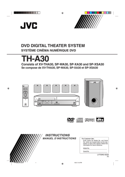 JVC SP-XA30 Manuel utilisateur