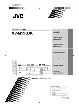 JVC XV-M555BK Manuel utilisateur