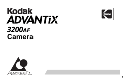 Kodak ADVANTIX 3200 AF Manuel utilisateur