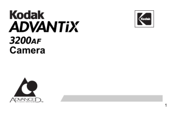 Kodak ADVANTIX 3200 AF Manuel utilisateur | Fixfr