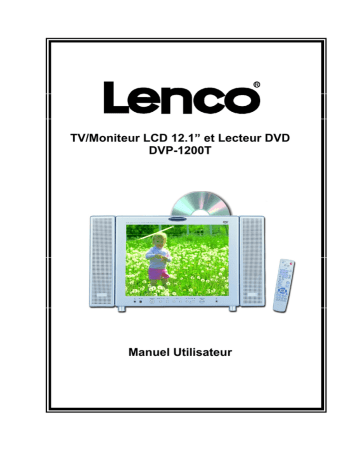 Lenco DVP-1200T Manuel utilisateur | Fixfr