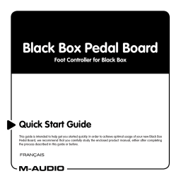 M-Audio Cable Box Manuel utilisateur
