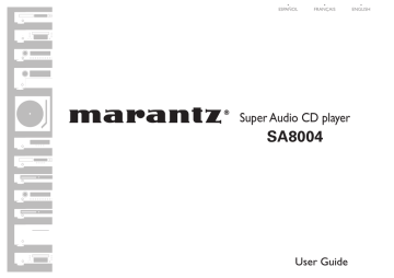 Marantz SA8004 Manuel utilisateur | Fixfr