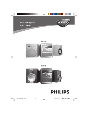 MCM8/22 | Philips MCM7/22 Manuel utilisateur | Fixfr