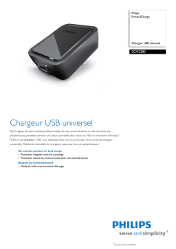 Philips Power2Charge SCM2280 Manuel utilisateur