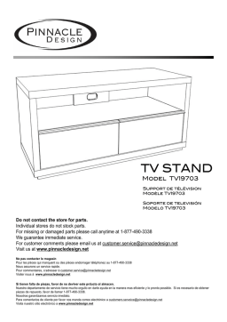 Pinnacle Design TV19703 Manuel utilisateur