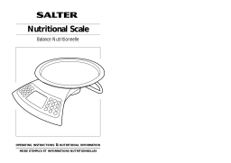 Salter Housewares pmn Manuel utilisateur