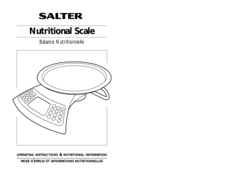Salter Housewares pmn Manuel utilisateur | Fixfr