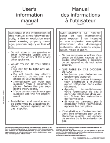 UTICA BOILERS CuB Series Manuel utilisateur | Fixfr