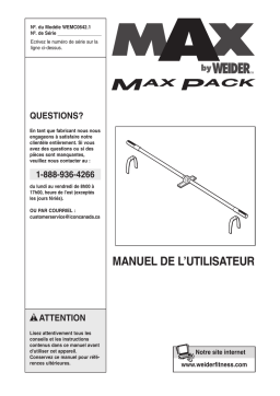 Weider 100LB Manuel utilisateur