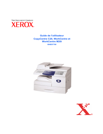 Xerox Copier 604E07780 Manuel utilisateur | Fixfr