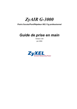 ZyXEL Communications Network Router Rpteur professional Manuel utilisateur