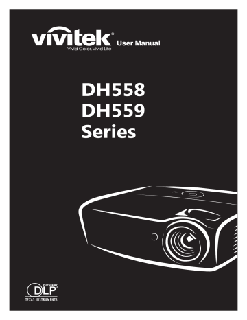 DH559 | Vivitek DH558 Projector Manuel utilisateur | Fixfr