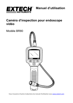 Extech Instruments BR80 Video Borescope Inspection Camera Manuel utilisateur