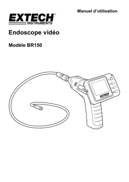 Extech Instruments BR150 Video Borescope Inspection Camera Manuel utilisateur