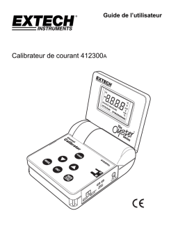 Extech Instruments 412300A Current Calibrator/Meter Manuel utilisateur