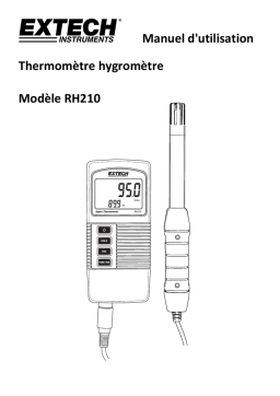 Extech Instruments RH210 Compact Hygro-Thermometer Manuel utilisateur