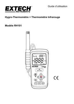 Extech Instruments RH101 Hygro-Thermometer   InfraRed Thermometer Manuel utilisateur