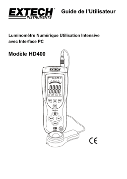 Extech Instruments HD400 Heavy Duty Light Meter Manuel utilisateur