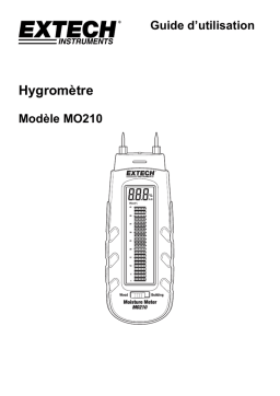 Extech Instruments MO210 Pocket Moisture Meter Manuel utilisateur
