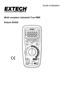 Extech Instruments EX530 11 Function Heavy Duty True RMS Industrial MultiMeter Manuel utilisateur