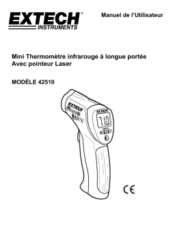 Extech Instruments 42510 Mini IR Thermometer Manuel utilisateur