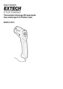 Extech Instruments 42515-T Wide Range IR Thermometer Manuel utilisateur