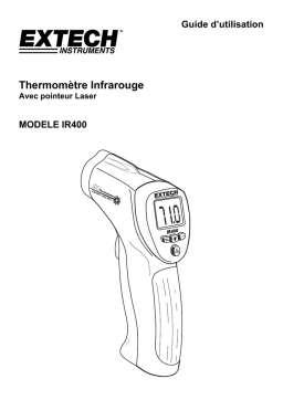 Extech Instruments IR400 Mini IR Thermometer Manuel utilisateur