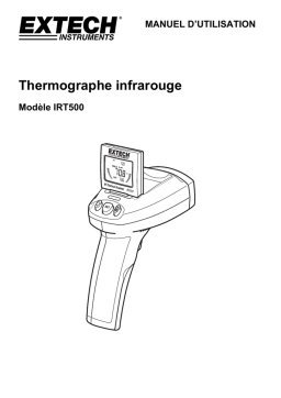 Extech Instruments IRT500 Dual Laser IR Thermal Scanner Manuel utilisateur