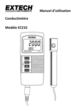 Extech Instruments EC210 Compact Conductivity/TDS Meter Manuel utilisateur