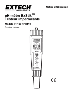 Extech Instruments PH100 ExStik® pH Meter Manuel utilisateur