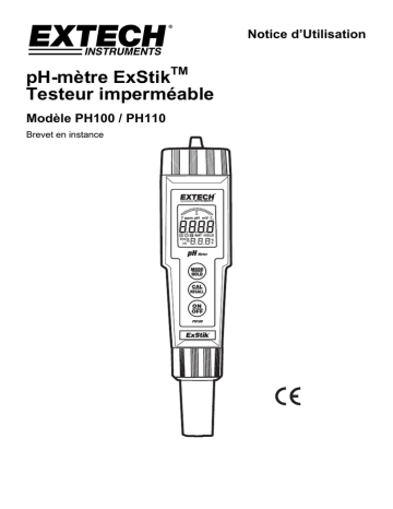 PH110 | Extech Instruments PH100 ExStik® pH Meter Manuel utilisateur | Fixfr